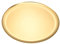 Luvtree Golden Edelstahl Tablett, rund, 28 cm, Kosmetikaufbewahrung, Make-up Tablett, Kerzentablett, Dekoratives und Ausstellungstablett, Kaffeetisch Tablett