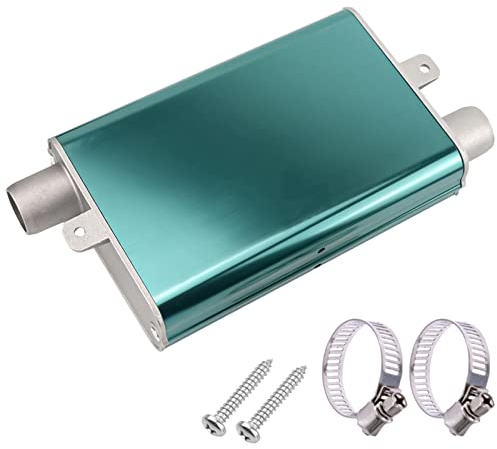 Exhaust Sound Muffler for Parking Heating Silencer Set, Exhaust Muffler Kit for Diesel Heater, Diesel Heating Exhaust Pipe Muffler Auxiliary Heater for Car Exhaust Systems, 24 mm