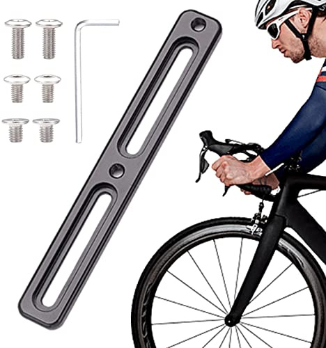 Teksome portabidones para Bicicleta | Portabidón Mountain Bike Aluminio Ajustable | Base Montaje para portabidones | Marco Fijo la posición del Orificio del Soporte la