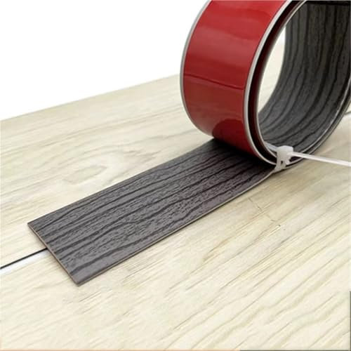 Bande de transition de sol 10 pi x 2 po, bandes de recouvrement de joint de sol en vinyle autocollant, garniture de bord de sol stratifié, carreaux de recouvrement de moquette for joints de sol plats