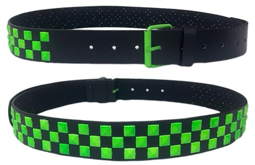 Xsoyad Leather Belt Punk Rock Pyramid Stud Goth Style Casual Fashion Thick Gothic Studded Belts Women Men