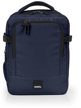Gabol - Mochila Underseat 40x30x20/24 cm para Avión Vancouver 28,8L con Compartimento para Portátil 15,6” - Equipaje de Mano Bajo Asiento Ligero y Resistente al Agua