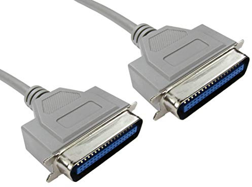 RS PRO Parallel-Kabel Centronics Stecker Centronics Stecker L. 3m, Grau