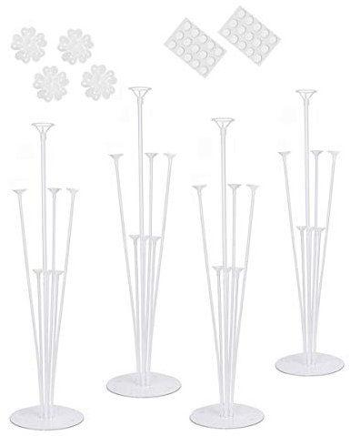 Ballon Stick Halter,Ballo n-Dekorationsband-Kit Tisch-Ballonhalter-Kit mit Cup/Pole/Ballon-Basishalter für Abschluss-, Hochzeits-, Geburtstags- und Partydekorationen