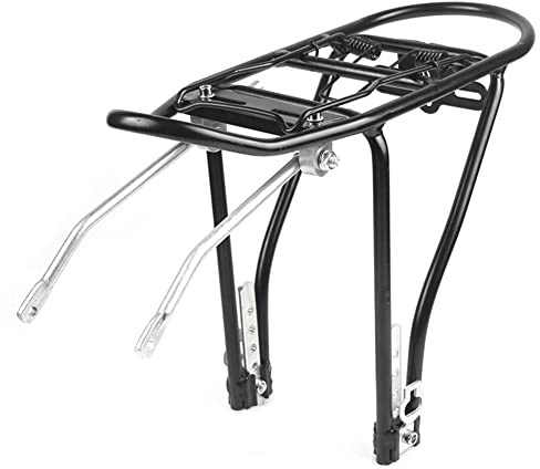 Kopinma Bicycle Pannier Rack, Aluminum Mountain Bicycle Rear Rack, 20 Inch Road Bike Luggage Rack, Touring Luggage Rack, Bikes Rack Carrier Luggage Shelf for Folding Bicycle Rear Shelf Parts