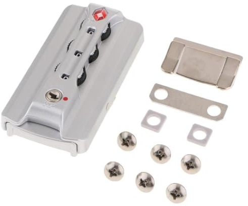 Zambuph Cerraduras de código TSA de metal Maleta equipaje compatibilidad indeformable y altamente segura ABS durabilidad aprobado por la TSA