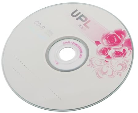 LiebeWH Discos CD R Grabables en Blanco 52X 730 MB de Capacidad para Grabar Música e Imágenes Paquete de 50 Estuche Protector Incluido (50 Uds.)