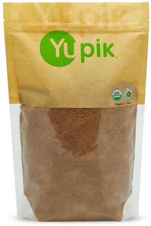 Yupik Organic Coconut Palm Sugar 2.2 lb (35.2 oz), USDA Certified, Non-GMO, Vegan, Gluten-Free, Kosher, Unrefined Natural, Sweetener & Brown Sugar Alternative for Baking & Cooking