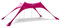 Premium Lycra Strandzelt – Strandmuschel Pop-Up Sonnensegel mit 4 Alu-Stangen für Strand & Wiese Jasper Magenta