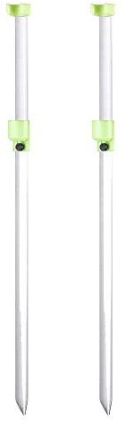 Genérico Soporte caña de pesca para surfcasting, longitud 120 cm, 2 unidades lote. Soporte caña playa.
