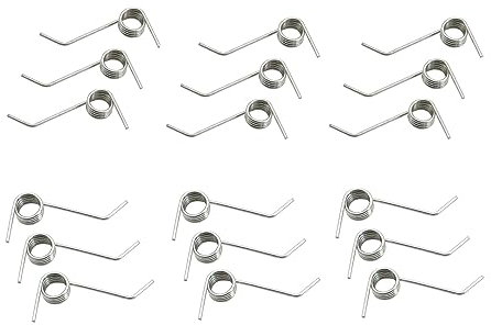 SECURA 18x Federzinken Set kompatibel mit WOLF-Garten VA 357 B 16BHGJ0F650 Vertikutierer