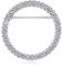 Porte-lunettes rond en cristaux, broche porte-lunettes de lecture, broches simples à la mode pour femmes, bijoux à la mode