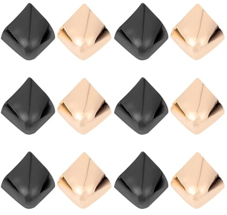 HAMPPLIES 6paia Protezioni per Punte di Scarpe Tacco Copriscarpe Protettivi in Metallo per Scarpe Punta Protezione Anti-usura per Tacchi Alti Sottile Design