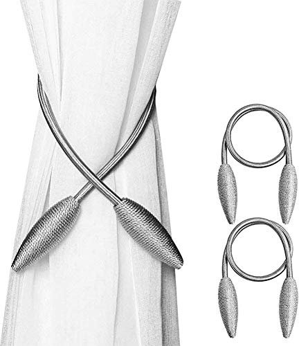 Slibinco Two Pieces Creative Curtain Tiebacks/Holdbacks, Curtain Holder,Pair of Buckles for Curtain