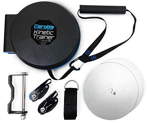 aerobis® Kinetic Trainer | Kinetic-Fitness-Set zum effektiven Kraft- & Muskelaufbau | Schwungrad-Trainings-Set für alle Muskeln | Exzentrisches Fitnesstraining