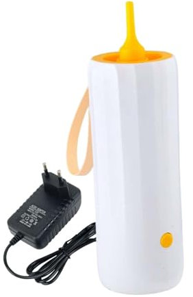 Fenteer Ballonpumpe Elektrische Luftpumpe, schnell Luftballons, Ballon -Inflatorgebläsermaschine für Hochzeitsgeburtstagsfeiern abgeschlossen, Gelb