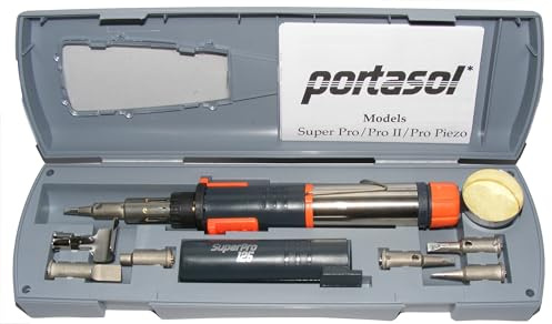 PORTASOL Super PRO 125 MK2 Cordless Gas Soldering Iron Full KIT SP-1K+Extras