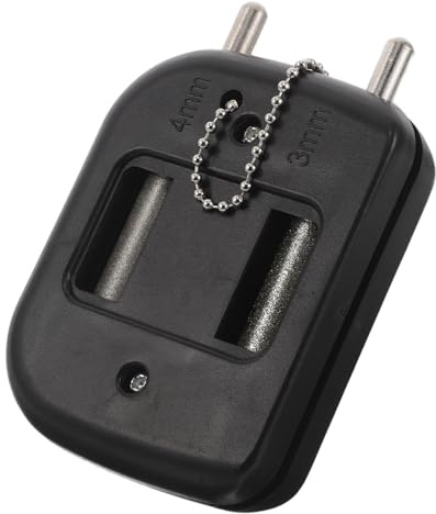 HONITANO Afilador Rápido para Cuchillas de Patines de Hockey sobre Hielo, Piedra de Afilar Resistente, Tamaño Compacto y Portátil, Herramienta Ergonómica para Mantenimiento Eficaz
