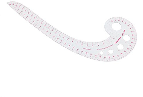 ChaRLes 42Cm Curva De Plástico Métrica Costura Regla Modista Regla Sastre Dibujo Curva Regla Medida Herramienta