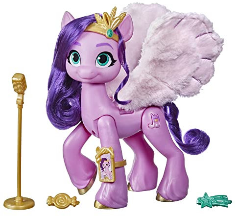 My Little Pony, A New Generation Musikstar Pipp Petals, 15 cm großes, pinkfarbenes Pony, spielt Musik, Spielzeug für Kinder ab 5 Jahren