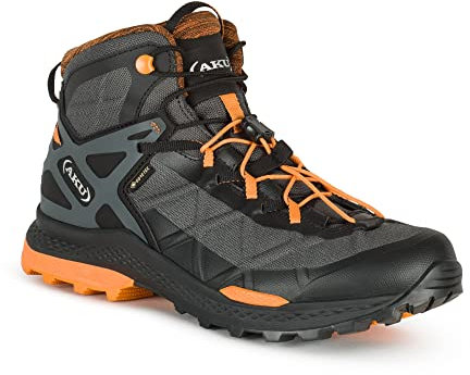 AKU Herren Rocket Mid Dfs GTX Wanderschuhe, Schwarz/Orange, 44,5