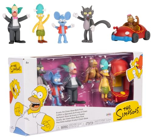 The Simpsons 6,3 cm Figure Multipack Krusty The Clown Show Set