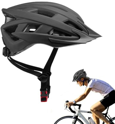 Casco Bicicleta Adulto, Casco para Bicicleta De Montaña Hombre Mujer, Casco Protección contra con Forro Extraíble para Montan En Montañas Y Carretera, Seguro, Ligero, Tamaño Ajustable, Transpirable