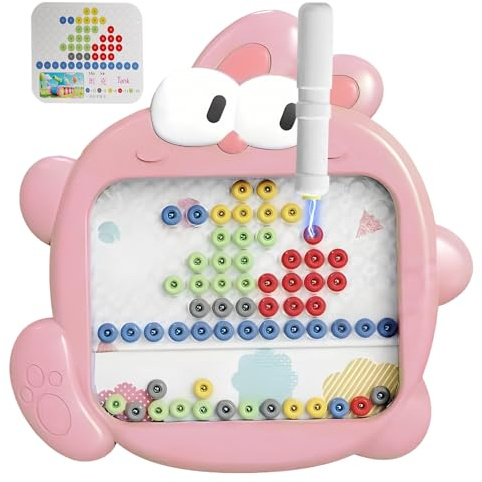 Pizarra Magnética Para Niños - Tablero De Dibujo Magnético Para Niños,Tablero De Aprendizaje Infantil Temática Mascotas Para Regalo Cumpleaños Navidad Viaje Colegio Casa Niña