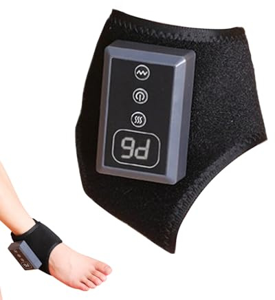 Coussin chauffant pour cheville | Coussin chauffant pour les pieds de 12,5 cm | 5 réglages de température | Chauffe-pieds électrique pour mollet, bras, maison, bureau, chambre à coucher, voyage de