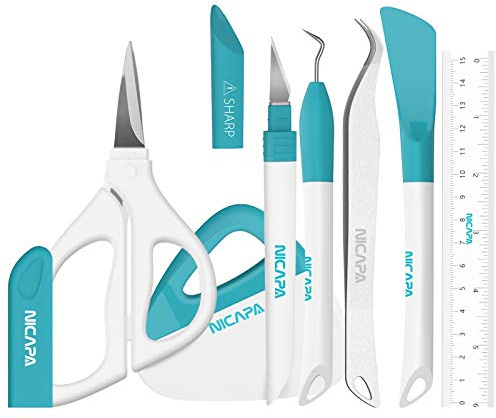 NICAPA Vinyl Jäten Werkzeuge Vinyl Plotter Zubehör allgemeine Werkzeuge für Cameo Silhouette/Brother/Siser/Oracal Vinylfolie Paper Karton Handwerk Schneidematte