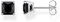 THOMAS SABO Ohrstecker schwarzer Stein Recyceltes 925 Silber H2174-024-11