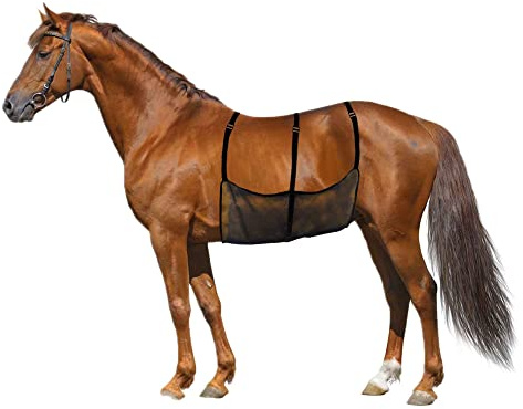 Horse Belly Guard Horse Ride Fly Sheet Mesh Belly Protector for Riding Stable Setting Equine Guard Sheet