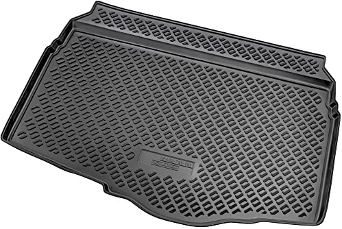 Recambo Alfombrilla de goma para maletero de calidad prémium apta para VW T-Cross C11, a partir de 2018, suelo variable en posición inferior, ajuste perfecto con borde