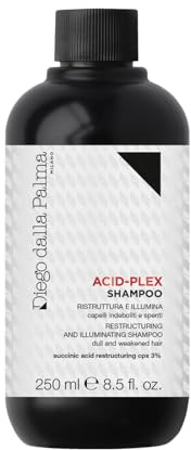 Diego dalla Palma | ACID PLEX - Shampoo Ristruttura & Illumina, per Capelli Danneggiati, Indeboliti e Spenti, 250ml