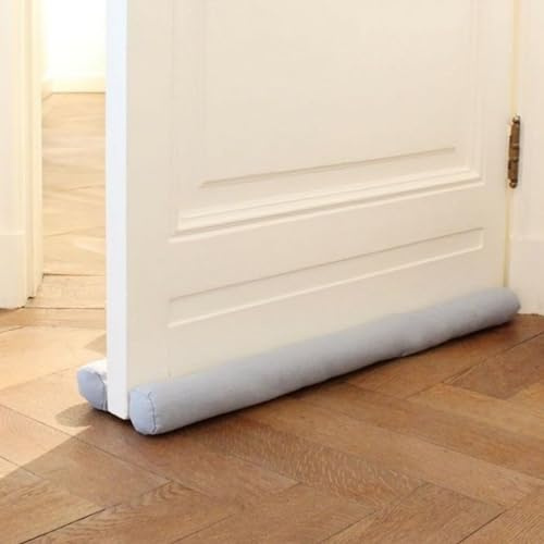 Rori boudin de porte double 70 cm pour protection - Joint gris clair - Contre traction et bruit - Rond