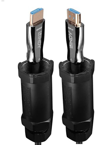LINDY Shielded HDMI Cable 8K60 Hybrid Fiber Optic 10m