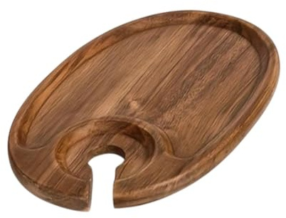 KESOTO APEPERIZADO Siring Board Tablero de Queso de Madera para Bandeja de Bocadillos para La Barra