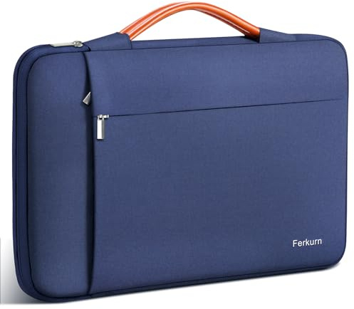 Ferkurn Laptop Case Sleeve Cover Computer Chromebook Case, 12 12.4 Inch | Compatible with Microsoft Surface Pro, Laptop Go 12.4, Samsung Chromebook 4, iPad Pro 12.9, Acer, ASUS Vivobook, HP, Blue