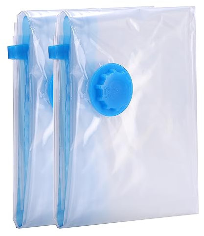 DERICOR Vakuumbeutel Vakuum Kleiderbeutel Aufbewahrungsbeutel Wiederverwendbar Vakuumbeutel 60 * 80cm