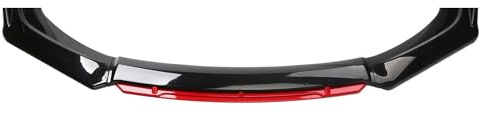 MSMDG Auto Spoiler Anteriore Splitter per Ford Puma ST-Line 2019+, Frontali Spoiler Lip Anticollisione Spoiler Anteriore Sottoparaurti,A/Bright Black