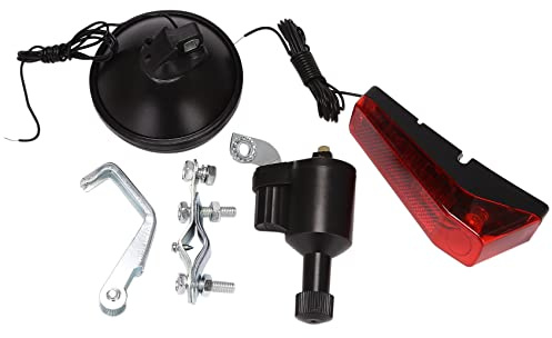 Jrudjsnhhty Luz de Cabeza generador del Dinamo de la friccion de la Bicicleta Bici motorizada con los Accesorios