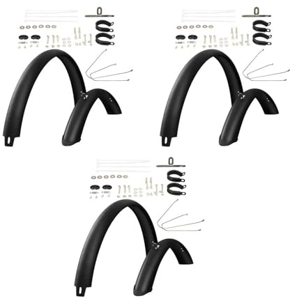 PSNKLMM Guardabarros for Bicicleta de montaña, Guardabarros for Carretera, Delantero y Trasero Cobertura Completa, Juego for, for(For 29inch Bikes)