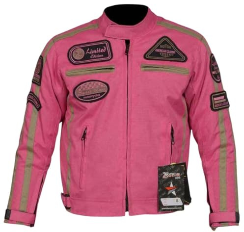 Bstarmoto Giacca protettiva per bambini per motocross (traspirante, per bambini ogni 4 stagioni) Giacca per bambini Giacca per bambini CE Moto Giacca NinaRosa