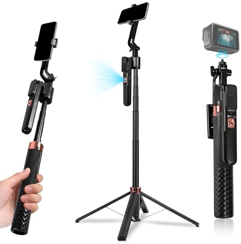 Auto-Face Tracking Tripod, 70 Selfie Stick Tripod with Remote