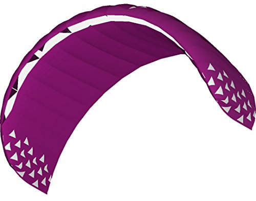 HQ4-Kites Powerkites - Apex 11.0 Purple, Kite only, Depower Lenkmatte Bar Kite, für Einsteiger und Fortgeschrittene, Fläche: 11.0qm, Spannweite: 640cm, 3-21 Knoten