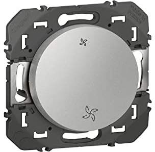 Legrand - Interrupteur commande VMC dooxie finition alu - emballage blister