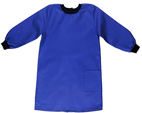 Adventure Togs Kids Painting Smock Apron Art Craft, Royal Blue, 8-10 Years