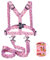 WAGOMA® Pferdeleine (Rosa) - Fördert Bewegung und Fantasie - Pferdegeschirr für Kinder zum Spielen - mit extra Langer Leine - Pferdeleine zum Spielen, Kinder