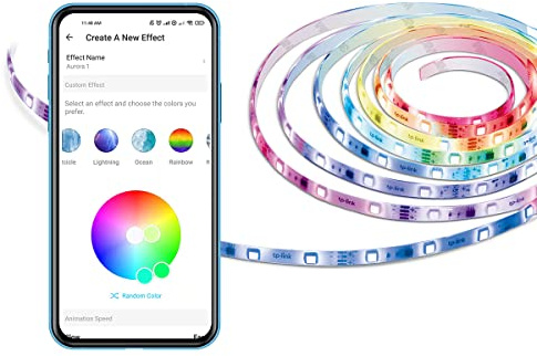 Tapo L920-5 Striscia LED Smart 5m, Impermeabile IP44, Multicolore Segmentato, LED WiFi RGBIC Compatibile con Alexa e Google Assistant, Luci LED Adatto per Casa, Bar, Festa, Controllo dall'APP