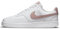 Nike Court Vision Low Next Nature, Zapatos de Baloncesto Mujer, Blanco (White/Pink Oxford), 44.5 EU